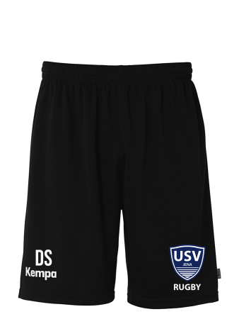 Team Shorts Unisex/Kinder | Kempa | schwarz | USV Jena Rugby