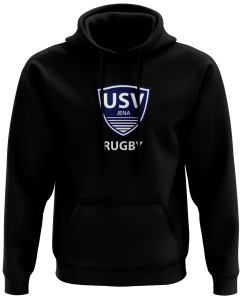 Hoodie Unisex/Kinder | Built your Brand | Logo schwarz | USV Jena Rugby