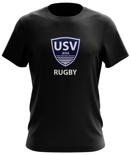 T-Shirt Unisex/Kinder | Built your Brand | Logo schwarz | USV Jena Rugby