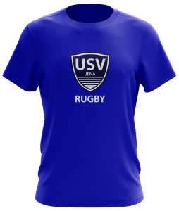 T-Shirt Unisex/Kinder | Built your Brand | Logo blau | USV Jena Rugby