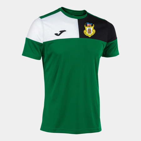 T-Shirt | JOMA Crew V | grün schwarz weiss |...