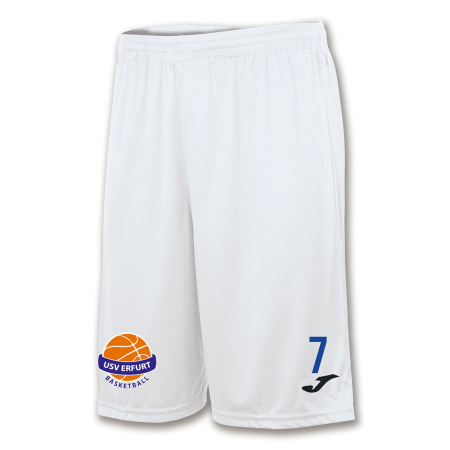 Kurze Basketballhose | Kinder/Herren | weiß | USV...