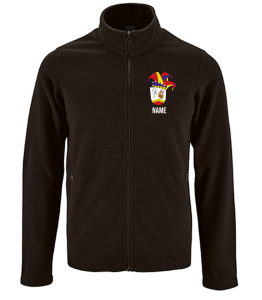 Fleecejacke für Herren | schwarz | Gleichamberger Karnevalsverein e.V.