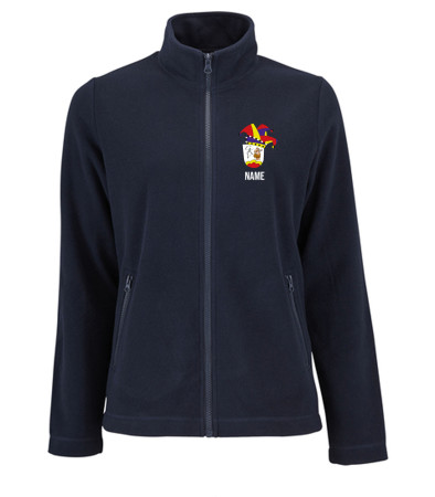 Fleecejacke für Damen | schwarz | Gleichamberger Karnevalsverein e.V.