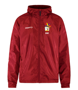 Windjacke  für Kinder/Herren | CRAFT rot | Gleichamberger Karnevalsverein e.V.