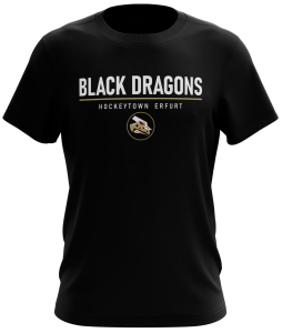 T-Shirt | unisex | Hockeytown 1 | schwarz | Black Dragons