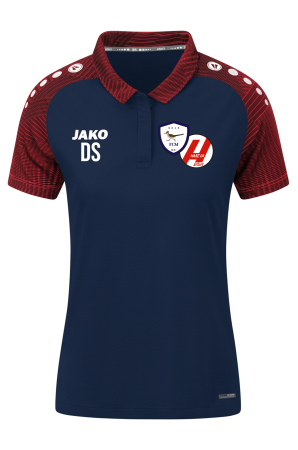 Poloshirt  für Damen | JAKO Performance marine/rot | SG Mediengroup/Harz 04