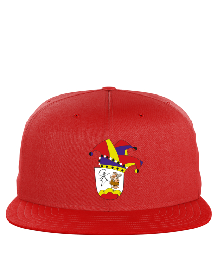 Basecap Snapback rot | Logo | Gleichamberger Karnevalverein e.V.
