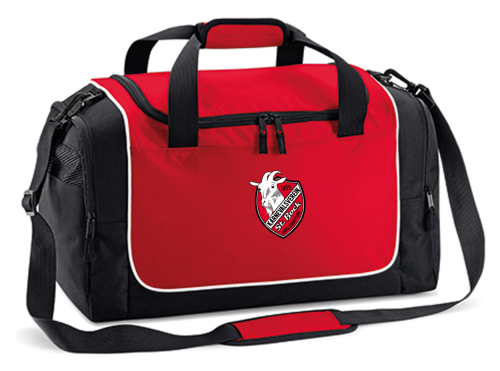 Sporttasche | rot, schwarz, weiss - St. Bock Grossengottern e. V.