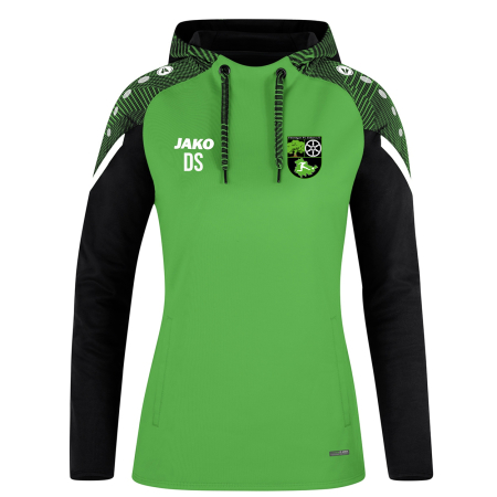 Sweatshirt mit Kapuze für Damen | JAKO Performance grün | Thüringer FC Erfurt e.V.