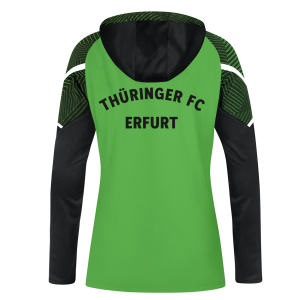 Sweatshirt mit Kapuze für Damen | JAKO Performance grün | Thüringer FC Erfurt e.V.