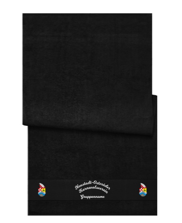Badetuch | Strandtuch | schwarz - Neustadt-Osteröder...