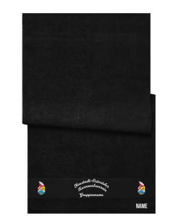 Badetuch | Strandtuch | schwarz - Neustadt-Osteröder...