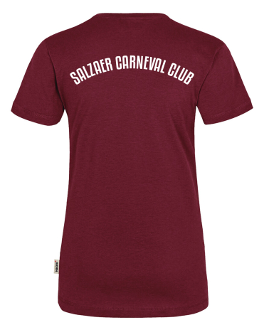 T-Shirt Damen | Hakro Classic | weinrot | Salzaer...