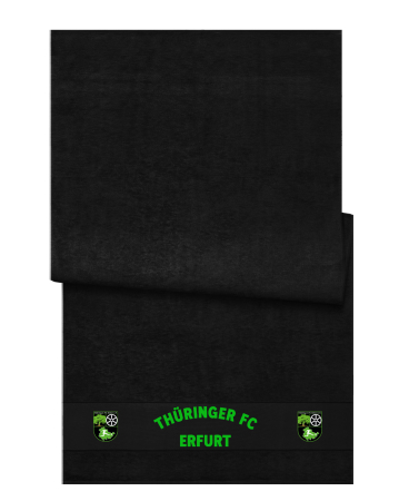 Badetuch/Strandtuch | schwarz - Thüringer FC Erfurt...