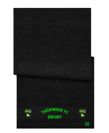 Badetuch/Strandtuch | schwarz - Thüringer FC Erfurt...