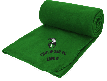 Aufwärmdecke Fleece | grün | Thüringer FC...