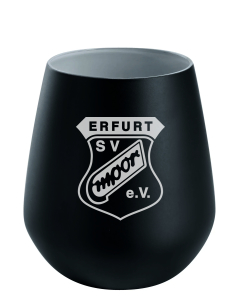 Universalglas | Windlicht | matt schwarz | 420ml | SV Empor Erfurt