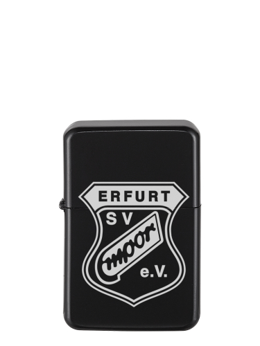 Feuerzeug | Benzin | matt schwarz | nachfüllbar | Logo | SV Empor Erfurt