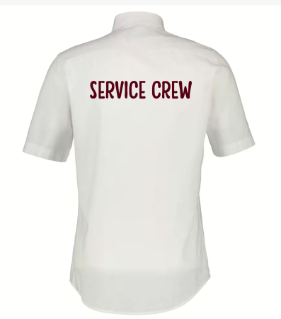 Hemd Service Crew | kurzarm | Herren | weiss | Salzaer...