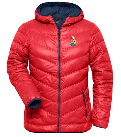 Steppjacke für Damen | rot/navy |...