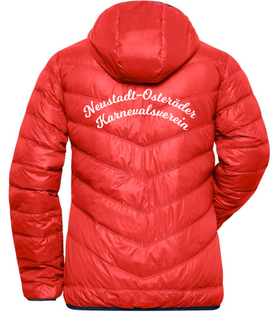Steppjacke für Damen | rot/navy |...