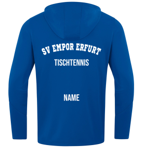 Kapuzenjacke für Kinder/Herren | JAKO Power | royal | Tischtennis | SV Empor Erfurt