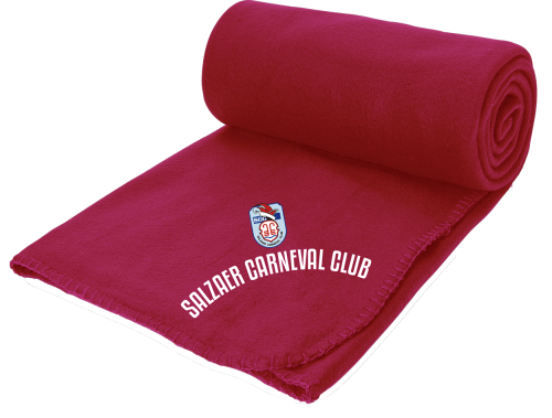 Aufwärmdecke | Fleece | schwarz | Salzaer Carneval Club e.V.