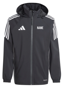 Tiro 24 Regenjacke | Adidas | black/white | Herren | PSV Eisenach