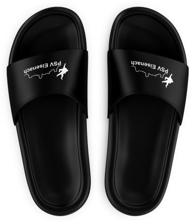 Badeschuhe | Logo | schwarz | PSV Eisenach