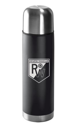 Isolierflasche | Edelstahl | matt | schwarz | 500ml |...