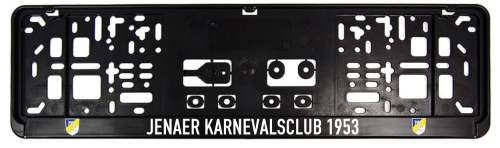 Kennzeichenhalter | Jenaer Karnevalsclub 1953 e.V.