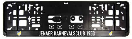 Kennzeichenhalter | Jenaer Karnevalsclub 1953 e.V.