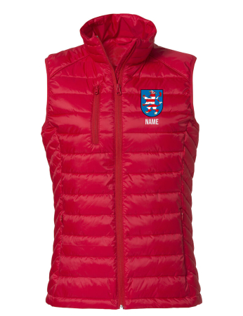 Kopie von Steppweste für Damen | rot | Landesverband...