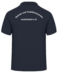 Polo-Shirt | Herren | navy | Heimat und Traditionsverein Lauterbach e.V.
