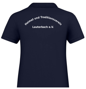 Polo-Shirt | Damen | navy | Heimat und Traditionsverein Lauterbach e.V.