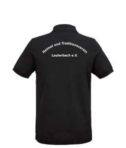 Polo-Shirt | Kinder | schwarz | Heimat und Traditionsverein Lauterbach e.V.