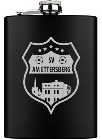 Flachmann | schwarz | Logo |  SV am Ettersberg