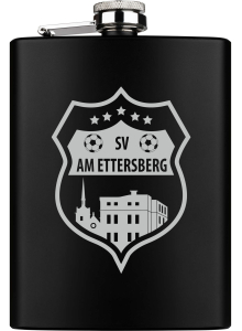 Flachmann | schwarz | Logo |  SV am Ettersberg