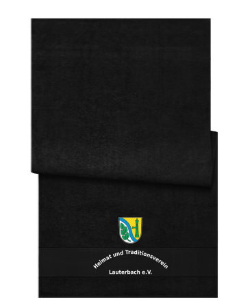 Handtuch | schwarz | Heimat und Traditionsverein...