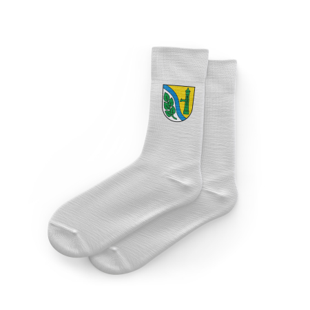 Socken | Unisex | weiss | Heimat und Traditionsverein...
