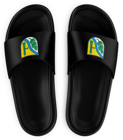 Badeschuhe | Logo | schwarz | Heimat und Traditionsverein...