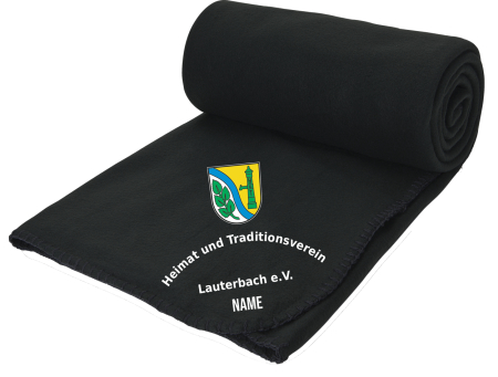Aufwärmdecke Fleece | schwarz | Heimat und...