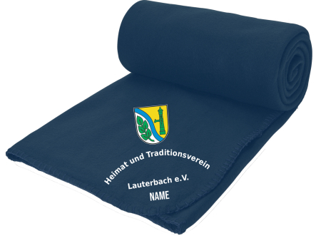 Aufwärmdecke Fleece | navy | Heimat und...