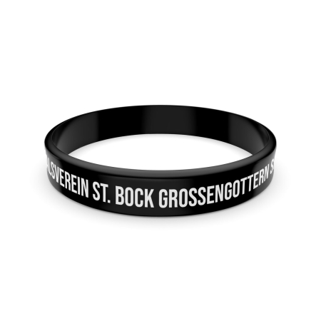 Silikonarmband Unisex | schwarz | St. Bock Grossengottern...
