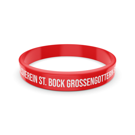 Silikonarmband für Kinder | rot | St. Bock...