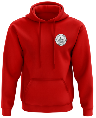 Hoodie Kinder/Herren | Logo klein | rot | SG Merxleben 1921