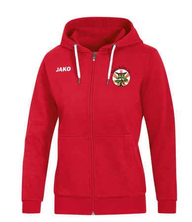 Kapuzenjacke Damen | JAKO Base | rot | Satori-Karate-Do e.V.