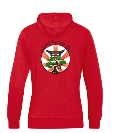 Kapuzenjacke Damen | JAKO Base | rot | Satori-Karate-Do e.V.