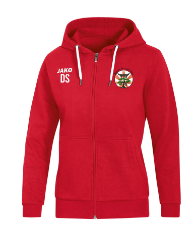 Kapuzenjacke Damen | JAKO Base | rot | Satori-Karate-Do e.V.